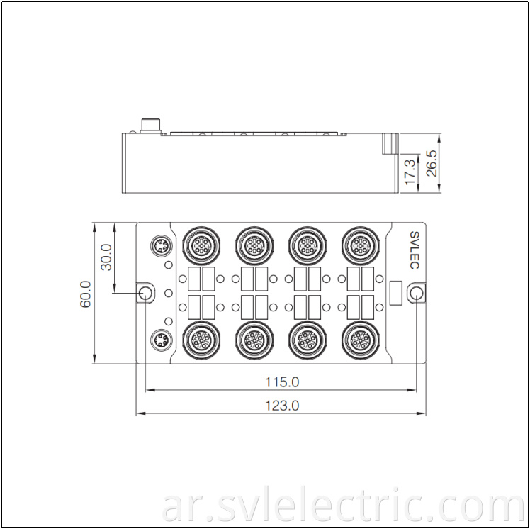 Ethernet 8 Port Switches Size